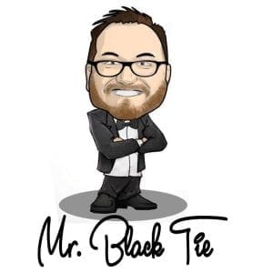 Introducing the dashing hero of elegance and charisma—Mr. Black Tie! Clad in a sleek black tuxedo, with glasses that reflect wisdom and a beard that commands respect, he stands with arms crossed in absolute confidence. Hes the ultimate symbol of sophistication, ready to elevate your event to new heights of grandeur. Whether youre on the quest for expert Michigan wedding DJ services or seeking to illuminate your event with stellar lighting, Mr. Black Tie is your guardian of unforgettable experiences! With his quick-action superpower of providing instant price quotes tailored precisely to your needs, hes here to ensure everything runs smoother than silk at any occasion. :The Event Heroes at Black Tie Productions