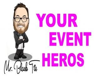 Witness the epic entry of YOUR EVENT HEROES, led by the illustrious Mr. Black Tie! Unleash the power of dazzling event lighting to transform your gathering into a legendary spectacle. Whether you seek to illuminate your occasion in extraordinary ways or want an instant price quote for our top-tier services, Mr. Black Tie and his team stand ready to deliver unparalleled excellence and save the day! 🌟✨. :The Event Heroes at Black Tie Productions