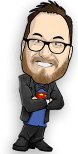 Behold, the Marvelous Man of Mirth, donning a clever disguise as an ordinary gentleman! With his trusty spectacles and noble beard, he conceals an extraordinary secret beneath his business attire—a legendary symbol of Superman that radiates unwavering hope and power. This dynamic cartoon captures the essence of heroic inspiration, perfect for transforming event lighting into a dazzling display or as a centerpiece in your photo booth rental package that unleashes waves of joy at any gathering. Prepare to elevate your celebration with unmatched fun and excitement!. :The Event Heroes at Black Tie Productions