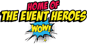 🌟 Welcome to the Lair of the Event Heroes! 🌟 💥 *WOW!* 💥 Dive into our universe for an epic Michigan wedding DJ experience or zap in an instant price quote!. :The Event Heroes at Black Tie Productions