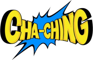 In a splash of vibrant action and dazzling heroics, the image springs to life with Cha-Ching emblazoned in bold yellow letters against a dynamic blue starburst backdrop! This electrifying design channels the energy of a comic book adventure, perfectly capturing the thrill and excitement of an instant price quote from Event Heroes for their legendary event lighting services. Prepare for your event to shine brighter than ever before!. :The Event Heroes at Black Tie Productions