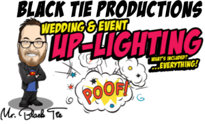 In a world where celebrations demand perfection, one name echoes across the realm of matrimony and gala grandeur: *Black Tie Productions*! Witness the legendary man in glasses, harnessing the power of electrifying beats and luminous brilliance! Michigans ultimate Wedding DJ & Event Up-Lighting has arrived! As comic-style panels burst to life, our heroic ensemble—The Event Heroes—leap into action! With dazzling flair and unstoppable charisma, they ensure unparalleled entertainment. Featuring a vibrant POOF! that lights up the skies, they revolutionize every event with their signature promise: Whats included? ...Everything!. :The Event Heroes at Black Tie Productions