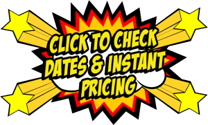 KA-POW! đ With a burst of stars and an electrifying explosion, step into the spotlight! CLICK TO CHECK DATES & INSTANT PRICING blasts onto the scene in bold yellow letters that grab your attention like a superhero on a mission. Perfect for thrill-seekers venturing into the world of Black Tie Productions or those on the hunt for an epic Michigan wedding DJ experience, this design dazzles with its vibrant and professional flair. Get ready to embark on an adventure unlike any other!. :The Event Heroes at Black Tie Productions