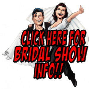 Behold, the radiant Bride and Groom seated in blissful unity, their smiles shining like beacons of love! In bold scarlet letters appears the call to action: Tap Here for Epic Bridal Show Adventures! Elevate your unforgettable day with Event Heroes, champions of celebration! With effortless finesse, they deliver flawless experiences and swift price revelations. Your journey to perfection begins now!. :The Event Heroes at Black Tie Productions