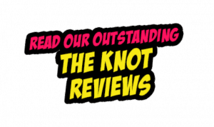 TEXT GRAPHIC: IN BOLD PINK AND YELLOW UPPERCASE LETTERS - DISCOVER OUR SUPERPOWERED THE KNOT REVIEWS! Attention, citizens of love! Unleash the extraordinary on your special day with Event Heroes. Our unrivaled powers transform weddings into legendary celebrations. Dont just tie the knot—make it an epic saga worthy of awe!. :The Event Heroes at Black Tie Productions