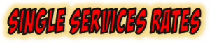 In the vibrant arena of event planning, the eye is drawn to the powerful declaration: Single Services Rates! These bold crimson letters, encased in a shadowy onyx outline against a radiant yellow backdrop, set the stage with authority. For those destined to host legendary gatherings, choose your allies wisely—call upon Event Heroes or Black Tie Productions. With their exceptional event lighting prowess, they will transform your occasion into an unforgettable spectacle worthy of legendary status!. :The Event Heroes at Black Tie Productions