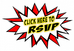 KA-POW! A vibrant comic-style burst explodes onto the scene, emblazoned with Click Here to RSVP in bold, electrifying yellow letters, each letter dramatically outlined in black. This is your call-to-action from the Event Heroes! Gear up and tap this powerful button to either unlock an unforgettable experience or secure your ultimate price quote instantly! Don your cape and make the heroic choice today!. :The Event Heroes at Black Tie Productions