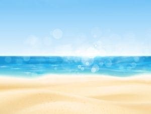 Behold the majestic masterpiece crafted by the illustrious Event Heroes! As you cast your gaze upon this breathtaking illustration, witness the heroic golden sands stretching valiantly across the foreground. Beyond them lies the serene expanse of a calm blue ocean, shimmering under a radiant clear sky. This awe-inspiring scene comes alive with every stroke, a triumph in visual storytelling that only true legends could conjure!. :The Event Heroes at Black Tie Productions