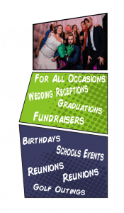 Behold! A league of mighty individuals gathers for a legendary photo booth snapshot. At their side, the words emblazoned: For All Occasions, encompassing epic quests like Weddings, Graduations, and beyond! Enter the Event Heroes, crusaders providing immediate quotes for gatherings—be it birthdays, school galas, or grand reunions. They promise to craft unforgettable adventures with unmatched professional prowess! 🦸‍♂️📸🦸‍♀️. :The Event Heroes at Black Tie Productions