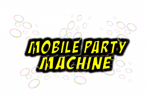 Behold the Mobile Party Machine! Bursting onto the scene in bold, yellow letters with a powerful black shadow, this electrifying title charges across a dynamic battlefield of colorful bubbles silhouetted against the abyssal night. Its more than just a promise; its your key to an unforgettable experience. Whenever duty calls, Event Heroes spring into action, delivering instant price quotes that transform ordinary gatherings into legendary events with lighting and ambiance that captivate every heart and soul present. :The Event Heroes at Black Tie Productions