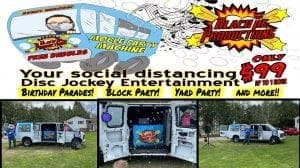 Unleash the power of epic entertainment with Black Tie Productions! Behold their dynamic DJ van, adorned with electrifying graphics that transform every event into a supercharged spectacle. For just $99 per hour, let the ultimate party heroes amplify your birthday parades and block parties to legendary levels. But thats not all—power up your experience with heroic add-ons like mesmerizing event lighting and photo booth rentals that capture memories in action-packed style. With Black Tie Productions, every occasion becomes an extraordinary adventure!. :The Event Heroes at Black Tie Productions