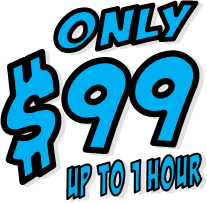 In the bold hues of justice, blue and black emblazon the message: FOR JUST $99, UNLEASH THE POWER OF 1 HOUR! Black Tie Productions, the champions of event excellence, stand ready to transform your occasions into legendary moments!. :The Event Heroes at Black Tie Productions