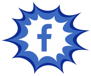 Unleash the power of Event Heroes Magic with our dazzling blue Facebook logo, encased in a dynamic burst design! Its the ultimate statement piece to elevate your next gathering into an epic adventure. Transform ordinary into extraordinary and let your party take flight with superhero flair!. :The Event Heroes at Black Tie Productions