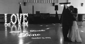 On the night of October 19, 2019, beneath the glow of an illuminated LOVE sign that sparkled like a beacon of hope, Ned and Danielle Dono twirled and swayed across a floor transformed by Event Heroes into a sanctuary of style. With elegant event lighting casting vibrant shadows, these champions of heart shared a dance that echoed with promise. Meanwhile, their guests relished in unforgettable moments crafted by the Event Heroes’ mighty touch, creating timeless memories for all who gathered in this extraordinary realm. :The Event Heroes at Black Tie Productions