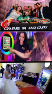 In the heart of Michigan, amidst the jubilant festivities of a wedding, revelers find themselves in a world transformed by extraordinary powers. A photo booth stands as their secret lair, adorned with a treasure trove of unique props. Illuminated by dynamic beams of vibrant light and equipped with interactive screens that hum with energy, it beckons all to embrace their inner hero. The bride, radiant and graceful, becomes the enchanting focal point as she steps before a magical mirror photo station. Her presence captivates time itself. Meanwhile, the Event Heroes soar into action, wielding their power to elevate every heartbeat of celebration to unparalleled heights. Through their efforts, what was once ordinary is now legendary—a wedding etched in time by acts of heroism and joy!. :The Event Heroes at Black Tie Productions