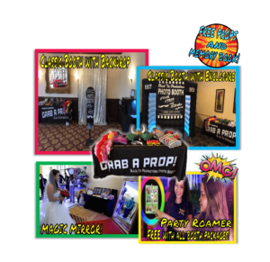 Introducing the extraordinary creation by Event Heroes: a dynamic collage of legendary photo booth setups! Step into a realm of imagination with themed booths that transform any gathering into an unforgettable adventure. Choose your destiny with options like the Classic Booth, enchanted Magic Mirror, or the daring Party Roamer. Each setup is armed with an arsenal of unique props and a memory book that captures your epic moments. Activate instant pricing to unleash the ultimate experience right at your fingertips! Your adventure begins now—lets make memories that last forever!. :The Event Heroes at Black Tie Productions