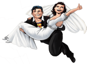 Beneath a sky painted with awe and wonder, the mighty masked hero, donned in a sleek suit of armor, ascends through the clouds with unparalleled grace. In his strong arms rests a radiant bride, her white dress billowing like an ethereal cloud and her veil fluttering like wings of joy. His majestic emblem gleams against the backdrop of endless blue, proclaiming strength and celebration. For those seeking to infuse their own journey with this epic thrill, consider enlisting the enchanting touch of Black Tie Productions or capturing timeless memories in style with a state-of-the-art photo booth rental—crafted for moments that transform your special day into legend!. :The Event Heroes at Black Tie Productions