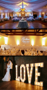 In the vibrant realm of matrimony, where love takes center stage, our heroes stand beneath a ceiling adorned with majestic drapery. Illuminating their path are the radiant LOVE marquee lights—beacons of unity. Gathered around them, tables set with unparalleled elegance await their guests for an epic reception. Enter Black Tie Productions, the champions of celebration in Michigan! With their premier DJ services and dynamic photo booth experience, they transform ordinary moments into extraordinary memories. Whether through music or captured snapshots of joy, they ensure your special day is unforgettable—a true spectacle worthy of any superhero saga!. :The Event Heroes at Black Tie Productions