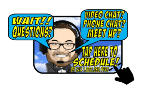 In the vibrant city of Michigan, where dreams are born and music weaves magic into every moment, a heroic figure emerges: DJ Dynamo! With a sleek headset as their trusty ally, they shoot illuminating speech bubbles into the sky. “WAIT!! QUESTIONS?” echoes like a beacon of hope. “VIDEO CHAT? PHONE CHAT? MEET UP?” reverberates through the night. For those brave enough to seize destiny and plan an unforgettable event with Black Tie Productions, your ultimate Michigan wedding DJ specialists—DJ Dynamo offers you the golden key: “TAP HERE TO SCHEDULE!” it declares triumphantly. Below, a magical phone number awaits your summons. Embrace this power and let the adventure begin!. :The Event Heroes at Black Tie Productions