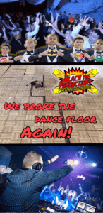 In the electrifying lair of rhythm and lights, a legion of heroes takes to the dance floor, capes billowing and masks gleaming. The sonic mastermind from Black Tie Productions unleashes waves of pulsating beats that supercharge the crowd. Meanwhile, a portal—a photo booth extraordinaire—snaps eternal memories of their epic showdown against monotony. Words blaze across the night: We shattered the dance floors limits once more!. :The Event Heroes at Black Tie Productions