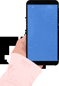 Behold! In a dazzling portrayal of elegance and power, a mighty hand clad in a vibrant pink sleeve grasps the sleek smartphone. Its screen glows with an azure brilliance, radiating the sophistication that is the hallmark of Black Tie Productions. Like a beacon of innovation and style, this image captures the essence of modern-day heroism!. :The Event Heroes at Black Tie Productions