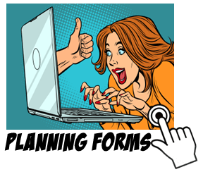 In a dynamic comic splash panel, our heroine with wide eyes exclaims in astonishment at the glowing laptop before her. Beside the screen, a giant thumbs-up icon hovers triumphantly, shimmering with approval. A colossal hand, charged with energy lines of excitement and action, zeroes in on an emblem labeled PLANNING PORTAL. The interface glistens with promises of super-powered convenience—boasting features that unleash instant price quotes for epic event lighting or the ultimate Michigan wedding DJ experience. Adventure awaits as she embarks on her planning quest!. :The Event Heroes at Black Tie Productions