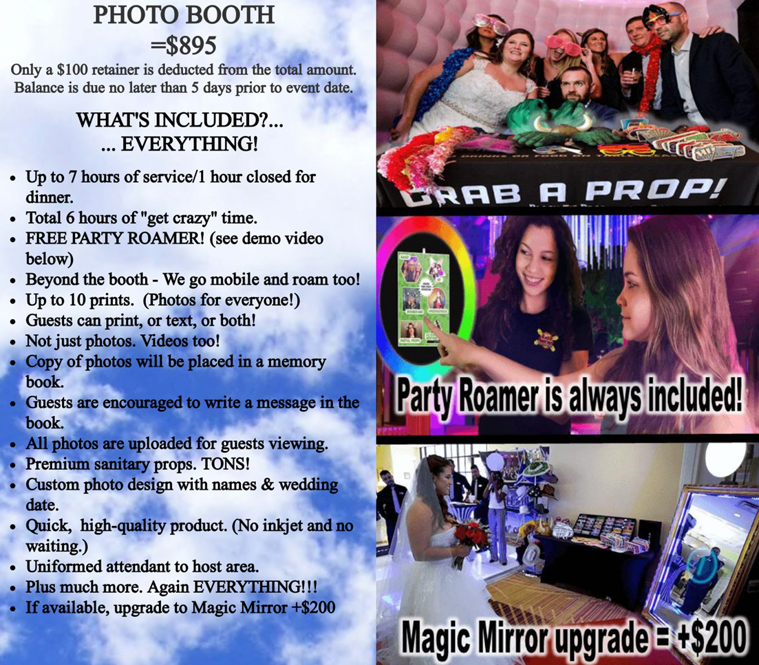 Unleash the power of Event Heroes ultimate photo booth rental services—designed to elevate any celebration to legendary status! Dive into a world of excitement with features like party roaming, an arsenal of fun props, and limitless photos that capture every heroic moment. Upgrade your celebration with our Magic Mirror for an enchanting twist. Transform your event into a spectacle with our dynamic event lighting options and make it truly unforgettable!. :The Event Heroes at Black Tie Productions