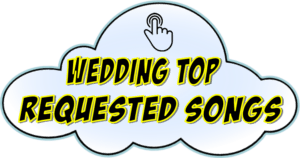 Behold, a mighty azure cloud emblem emerges, emblazoned with Wedding Top Requested Songs in bold letters! At its zenith, the mighty hand of selection points forth with purpose. This symbol of unity and celebration heralds a legendary playlist crafted by none other than Michigans own DJ extraordinaire, ensuring your wedding day resonates with harmony and joy!. :The Event Heroes at Black Tie Productions