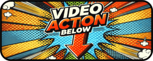 *In a dynamic splash of vibrant color and action, the scene bursts to life with comic flair! In bold, eye-catching letters: VIDEO ACTION BELOW! appears surrounded by explosive, dazzling speed lines. A colossal red arrow slices through the scene, pointing heroically downward as if guiding viewers to an epic showdown!*. :The Event Heroes at Black Tie Productions