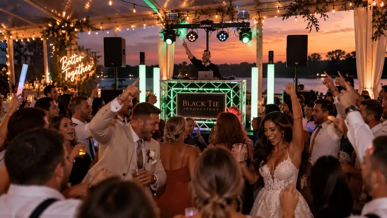 Black Tie Productions DJ wedding reception