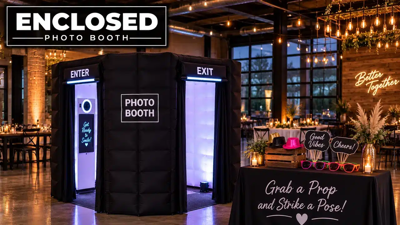 Enclosed Photo Booth