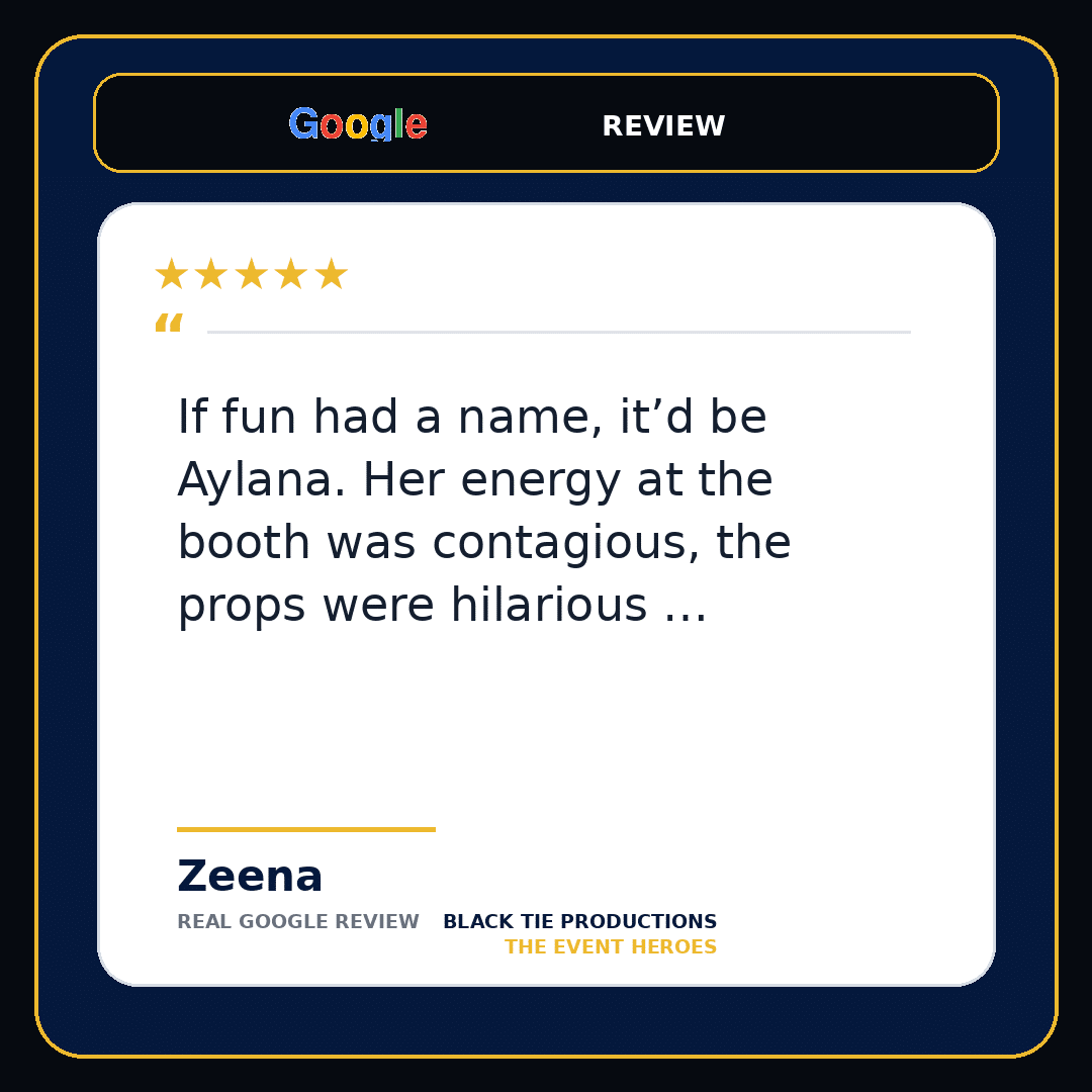 Google review from Zeena