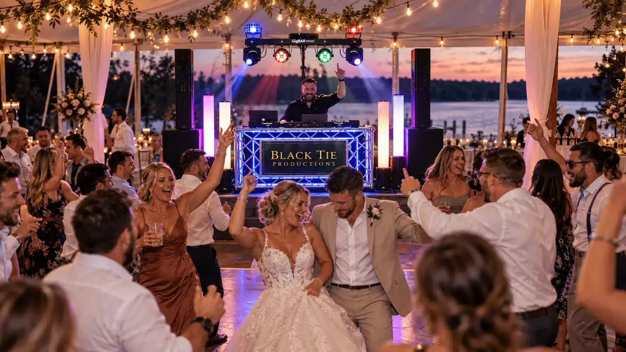 Black Tie Productions DJ wedding reception