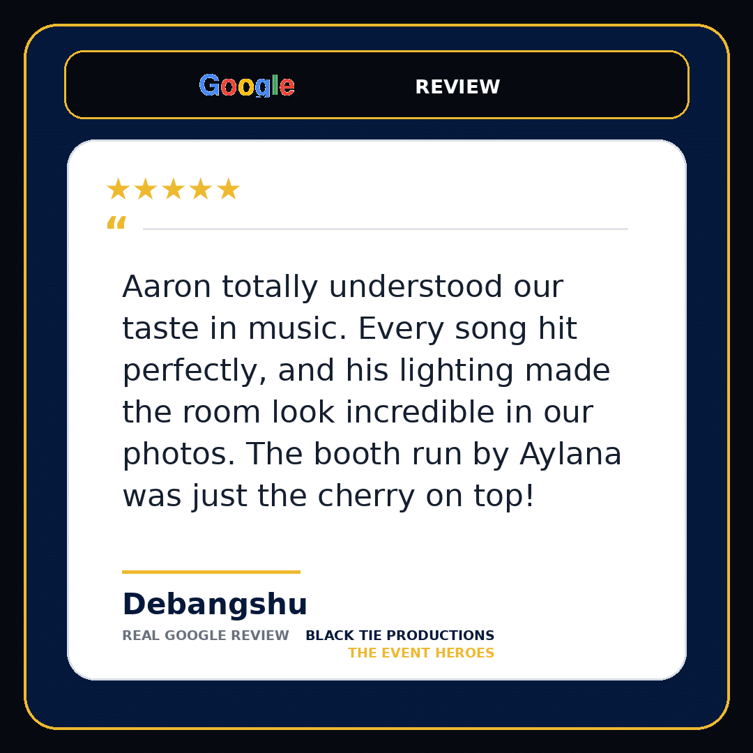 Google review from Debangshu