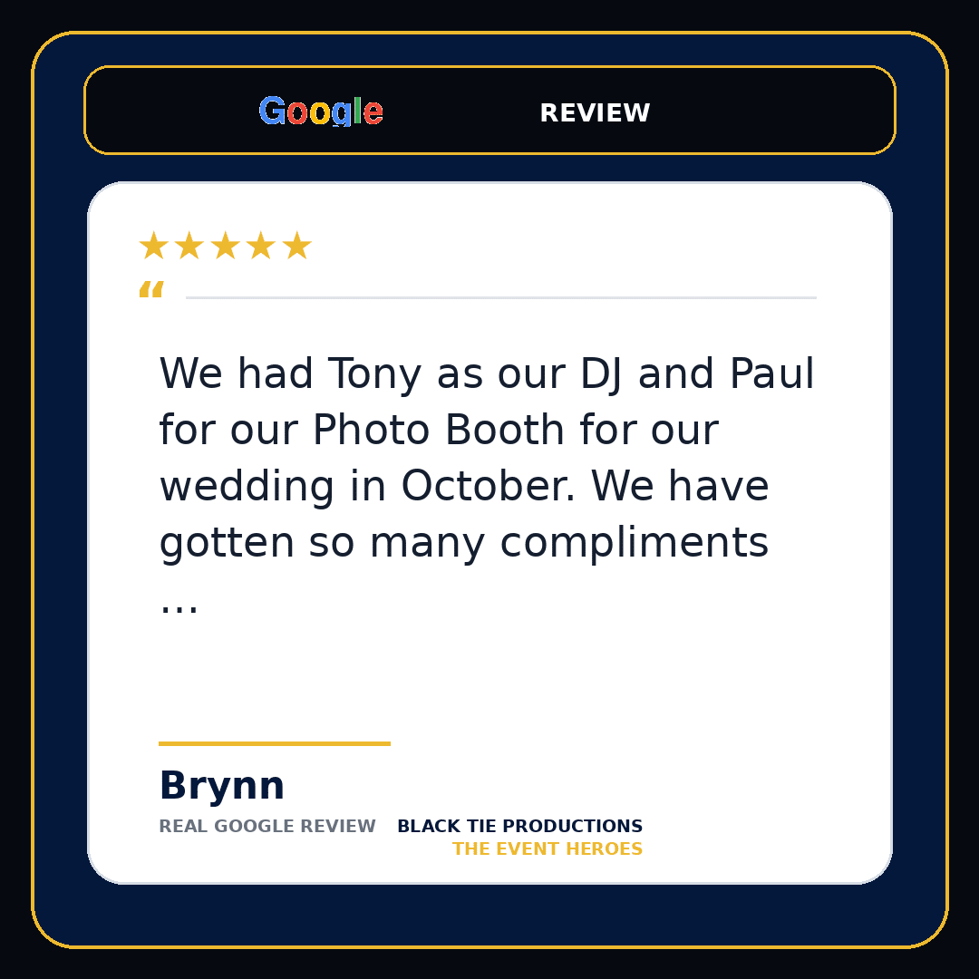 Google review from Brynn