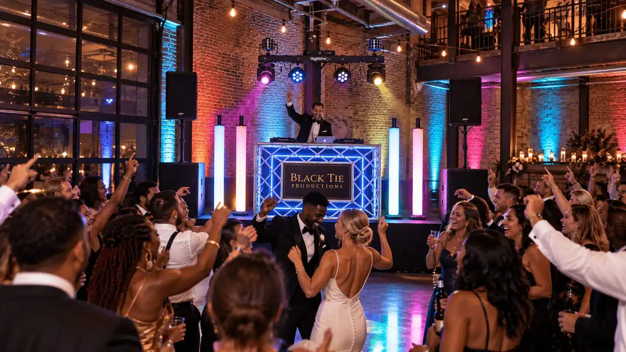 Black Tie Productions DJ wedding reception