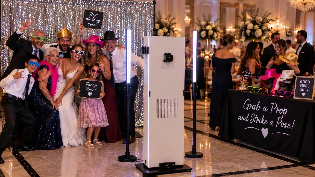 Open Air Photo Booth guests