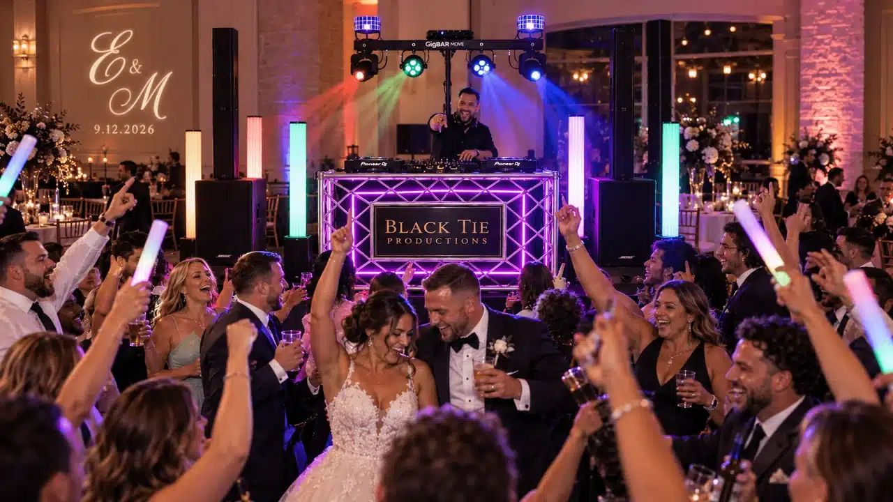 Black Tie Productions DJ wedding reception