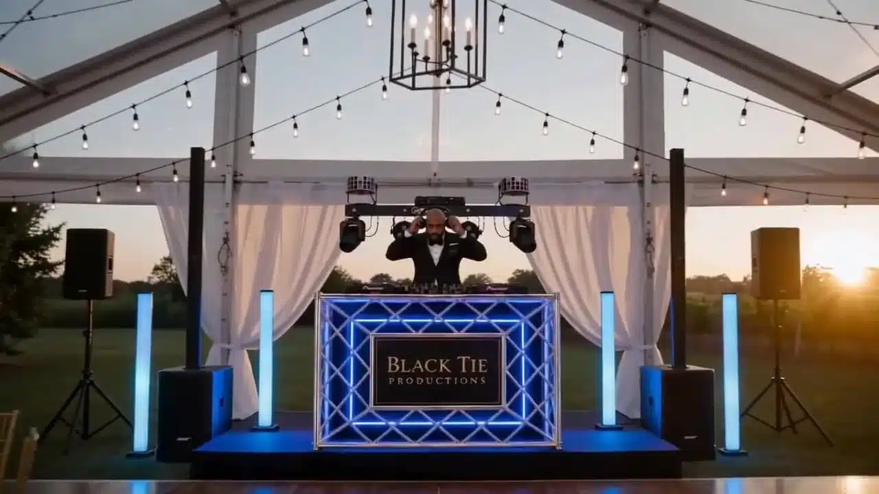 Black Tie Productions DJ system