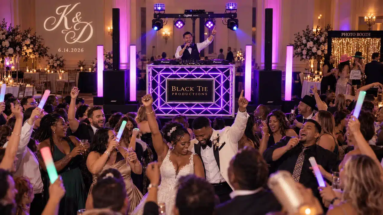 Black Tie Productions DJ wedding reception