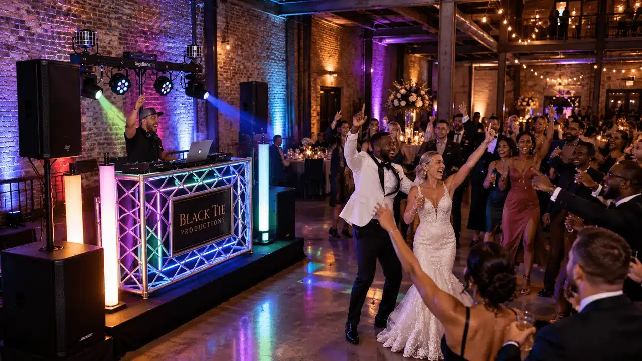 Black Tie Productions DJ wedding reception