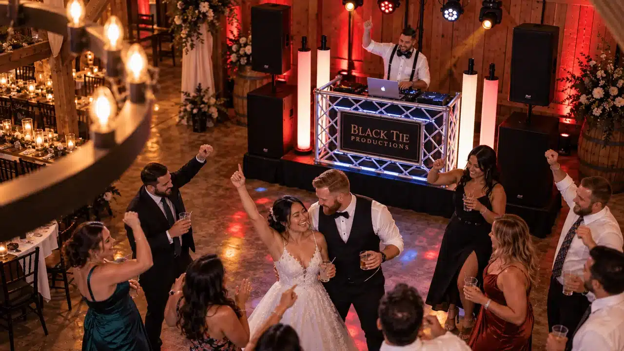 Black Tie Productions DJ wedding reception