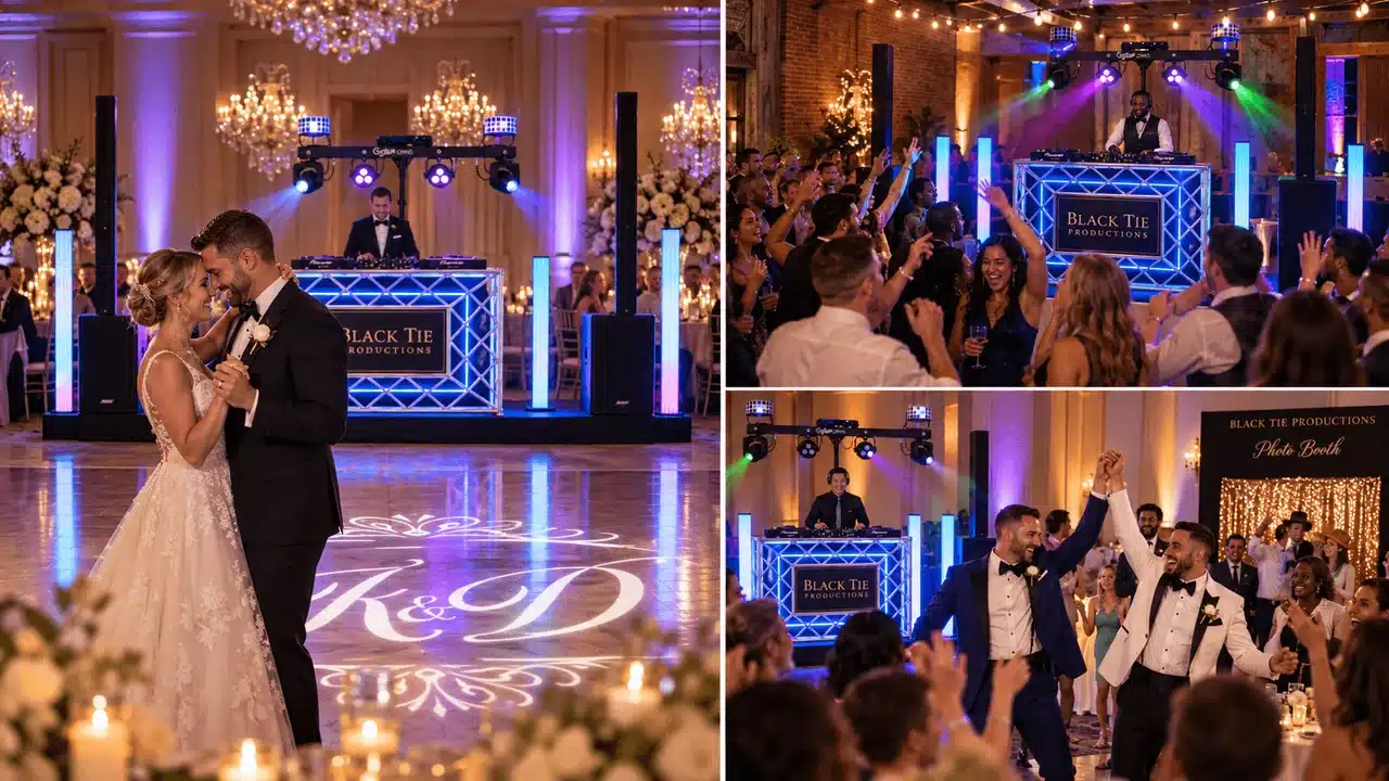 Black Tie Productions DJ wedding reception