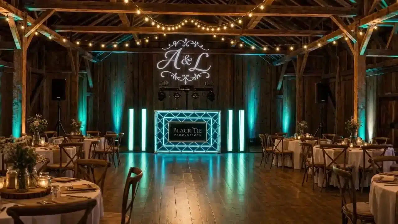 Black Tie Productions DJ wedding reception