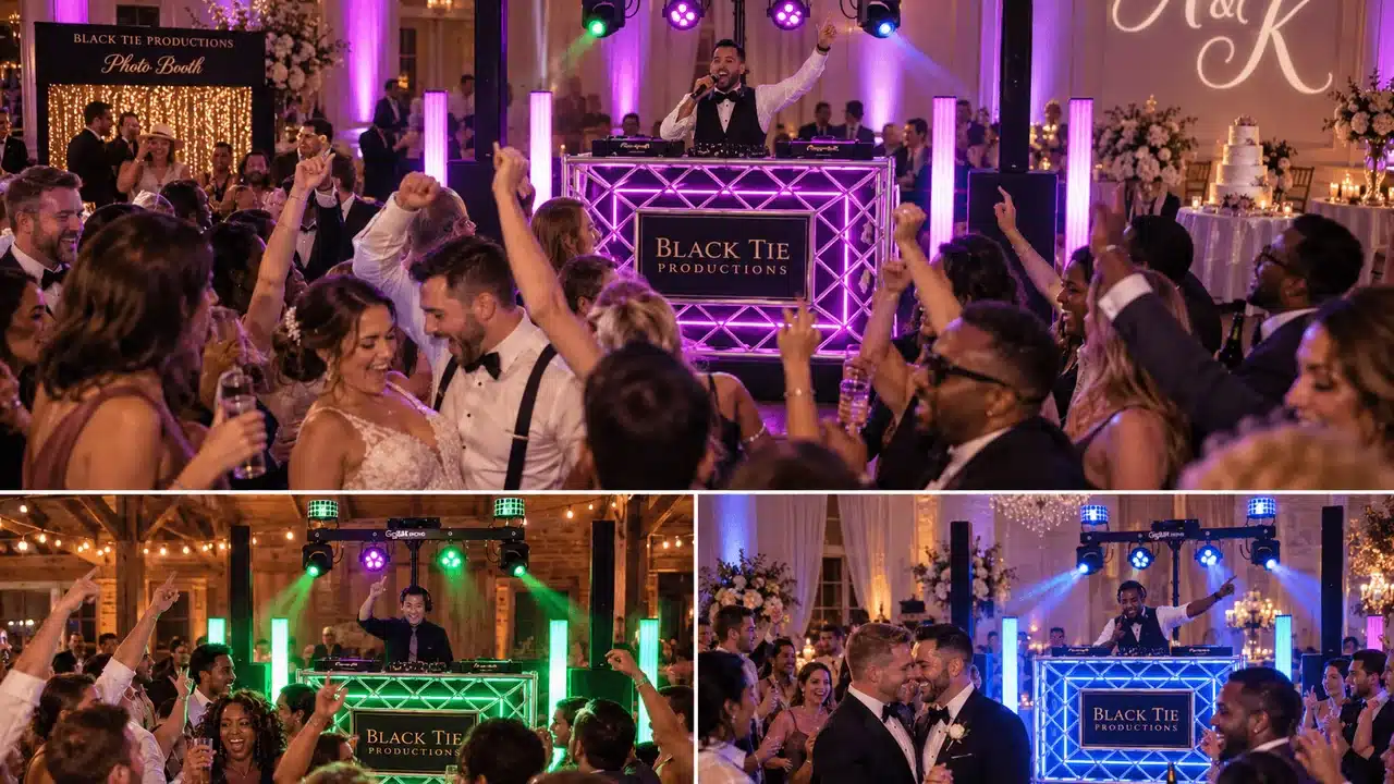 Black Tie Productions DJ wedding reception