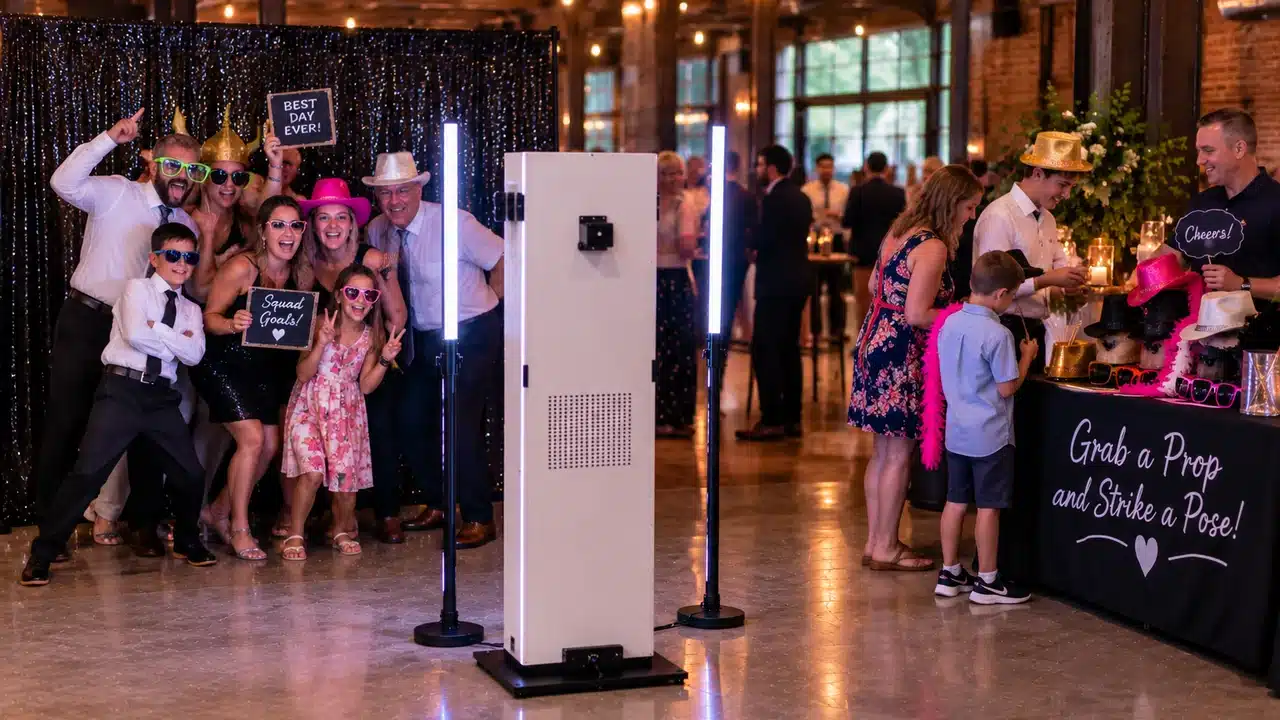 Open Air Photo Booth family action