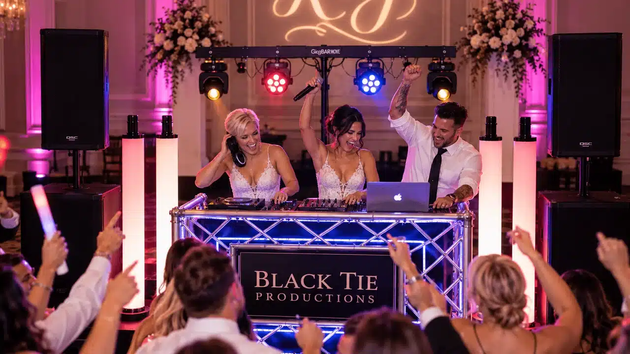 Black Tie Productions DJ wedding reception