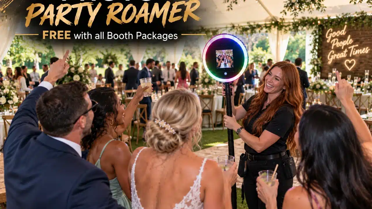 Photo Party Roamer outdoor wedding